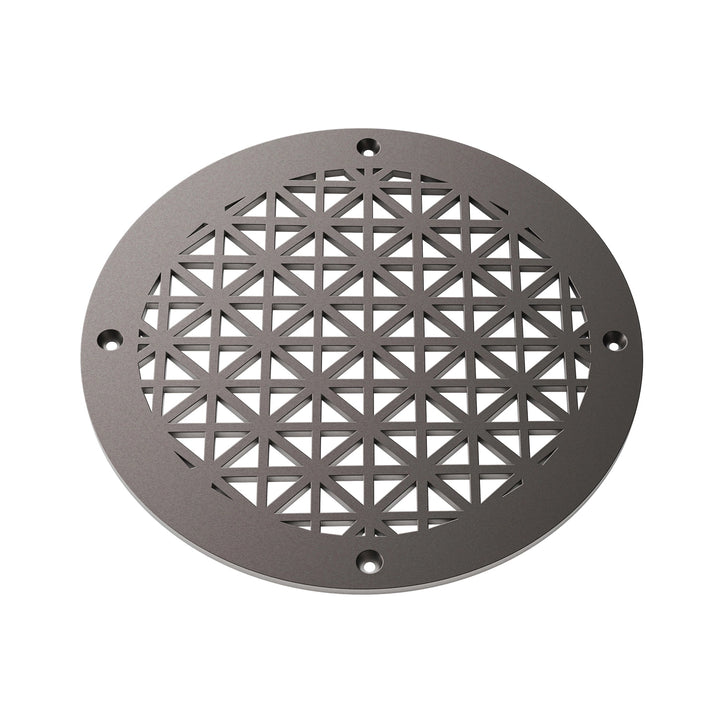 Asher Round Vent Covers Round Vent Cover Reggio Register Company, LLC - VCU 6" Diameter (Overall: 8" Diameter) Steel Oil Rubbed Bronze