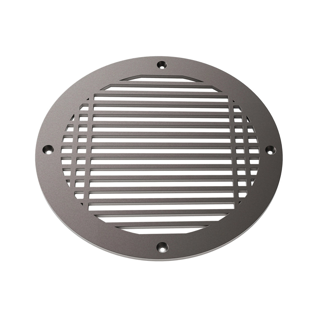 Linear Craftsman Round Vent Covers Round Vent Cover Reggio Register Company, LLC - VCU 6" Diameter (Overall: 8" Diameter) Steel Oil Rubbed Bronze