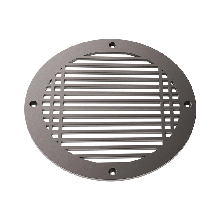 Linear Craftsman Round Vent Covers Round Vent Cover Reggio Register Company, LLC - VCU 6" Diameter (Overall: 8" Diameter) Steel Oil Rubbed Bronze