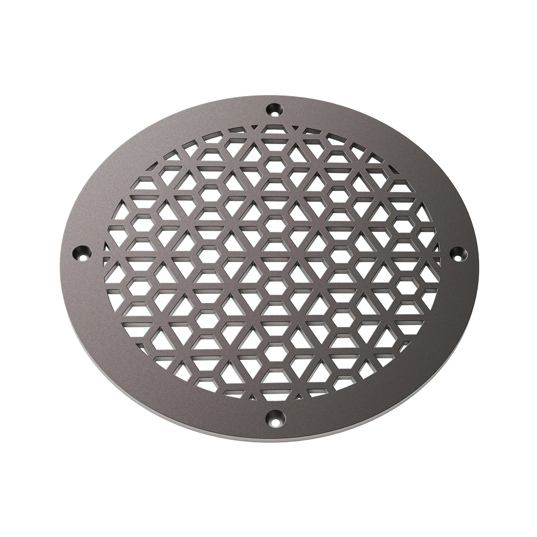 Mosaic Round Vent Covers Round Vent Cover Reggio Register Company, LLC - VCU 6" Diameter (Overall: 8" Diameter) Aluminum Oil Rubbed Bronze