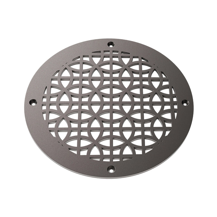 Sunray Round Vent Covers Round Vent Cover Reggio Register Company, LLC - VCU 6" Diameter (Overall: 8" Diameter) Steel Oil Rubbed Bronze