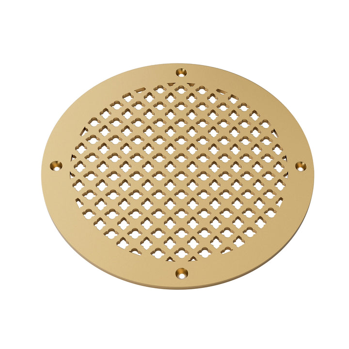 Imperial Round Vent Covers Round Vent Cover Reggio Register Company, LLC - VCU 6" Diameter (Overall: 8" Diameter) Steel Sun Gold