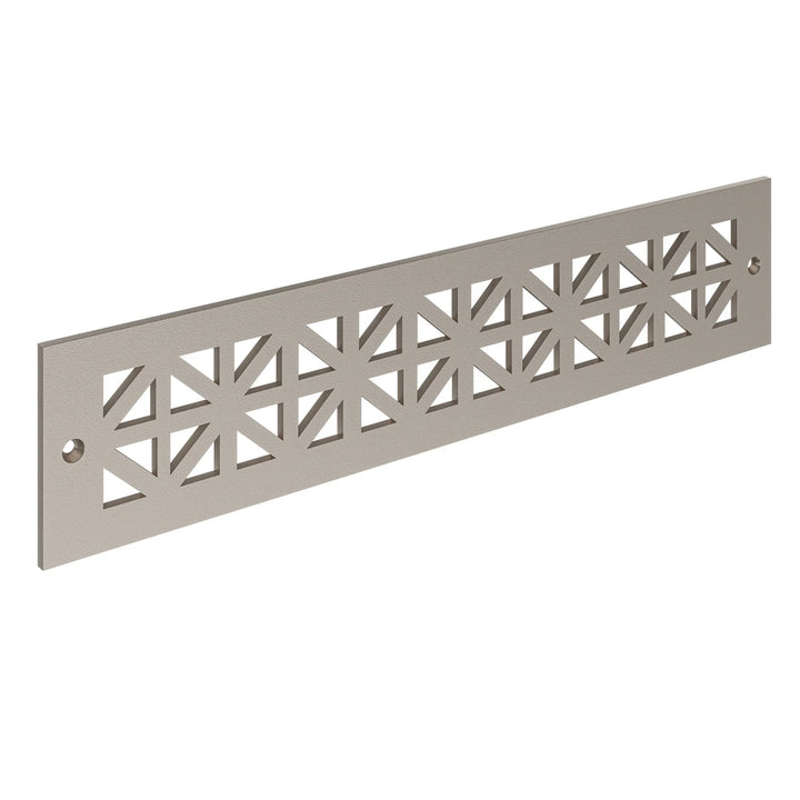 Asher Toe Kick Vent Cover Toe Kick Reggio Register Company, LLC - VCU 2.25 x 10 (Overall 3.5 x 12) 3/16" Aluminum Champagne Bronze