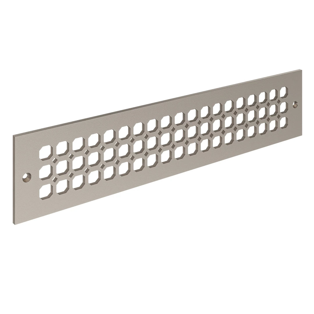 Easton Toe Kick Vent Cover Toe Kick Reggio Register Company, LLC - VCU 2.25 x 10 (Overall 3.5 x 12) 3/16" Aluminum Champagne Bronze