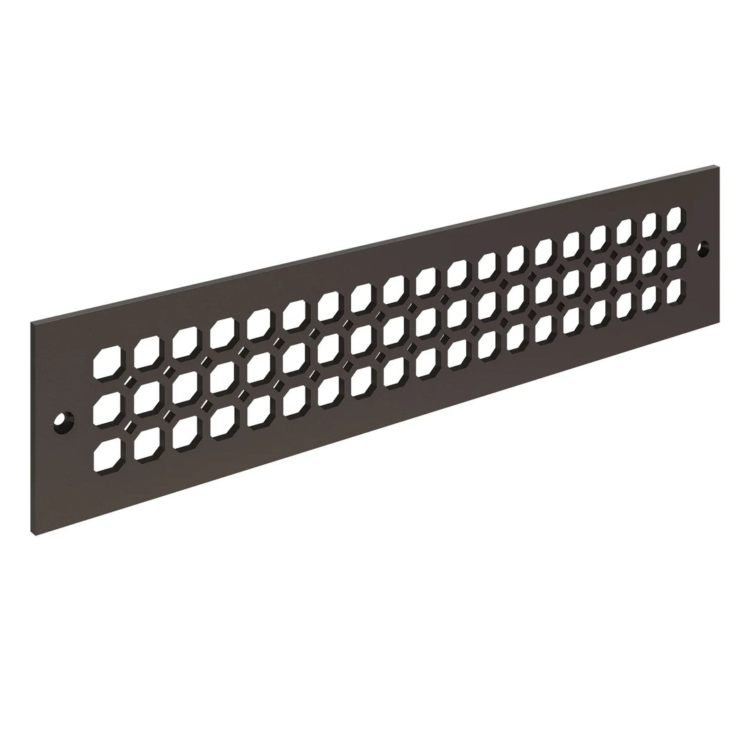 Easton Toe Kick Vent Cover Toe Kick Reggio Register Company, LLC - VCU 2.25 x 10 (Overall 3.5 x 12) 3/16" Aluminum Oil Rubbed Bronze