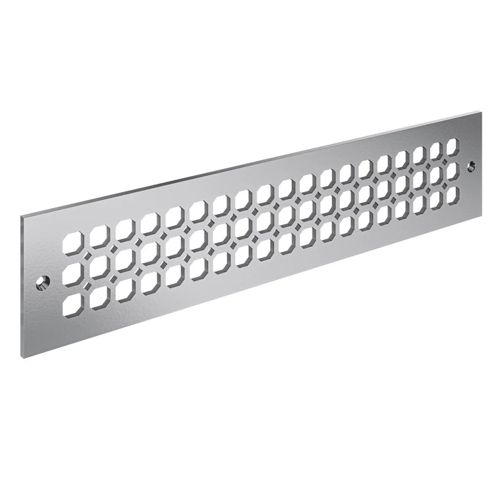 Easton Toe Kick Vent Cover Toe Kick Reggio Register Company, LLC - VCU 2.25 x 10 (Overall 3.5 x 12) 3/16" Aluminum Silver