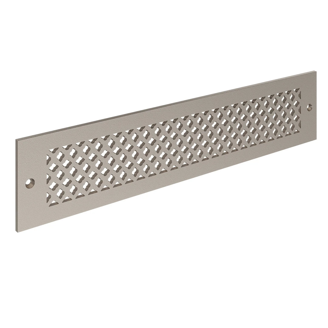 Imperial Toe Kick Vent Cover Toe Kick Reggio Register Company, LLC - VCU 2.25 x 10 (Overall 3.5 x 12) 3/16" Aluminum Champagne Bronze