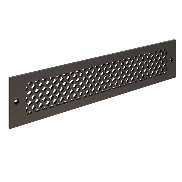 Imperial Toe Kick Vent Cover Toe Kick Reggio Register Company, LLC - VCU 2.25 x 10 (Overall 3.5 x 12) 3/16" Aluminum Oil Rubbed Bronze