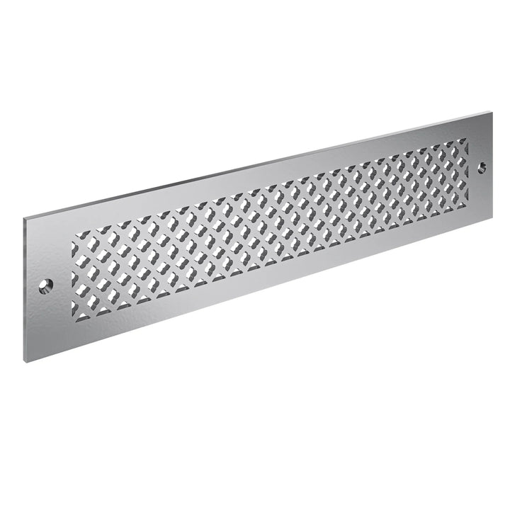 Imperial Toe Kick Vent Cover Toe Kick Reggio Register Company, LLC - VCU 2.25 x 10 (Overall 3.5 x 12) 3/16" Aluminum Silver