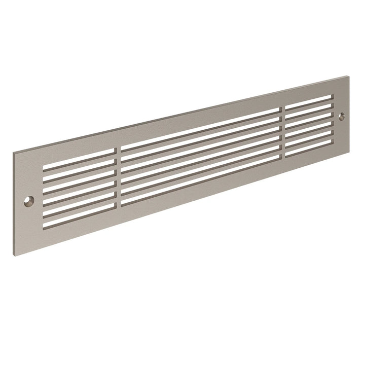 Royal Linear Toe Kick Vent Cover Toe Kick Reggio Register Company, LLC - VCU 2.25 x 10 (Overall 3.5 x 12) 3/16" Aluminum Champagne Bronze