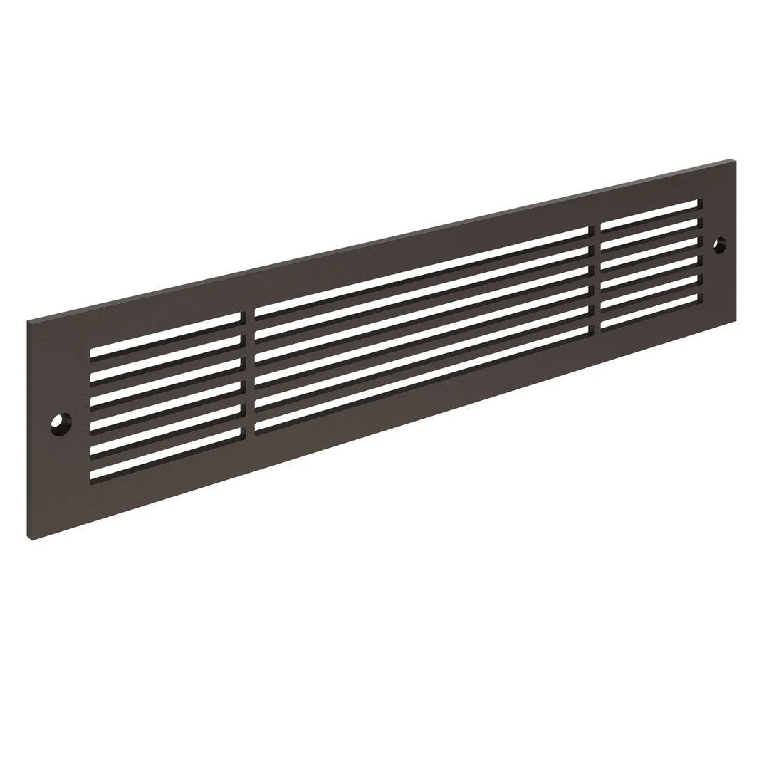Royal Linear Toe Kick Vent Cover Toe Kick Reggio Register Company, LLC - VCU 2.25 x 10 (Overall 3.5 x 12) 3/16" Aluminum Oil Rubbed Bronze
