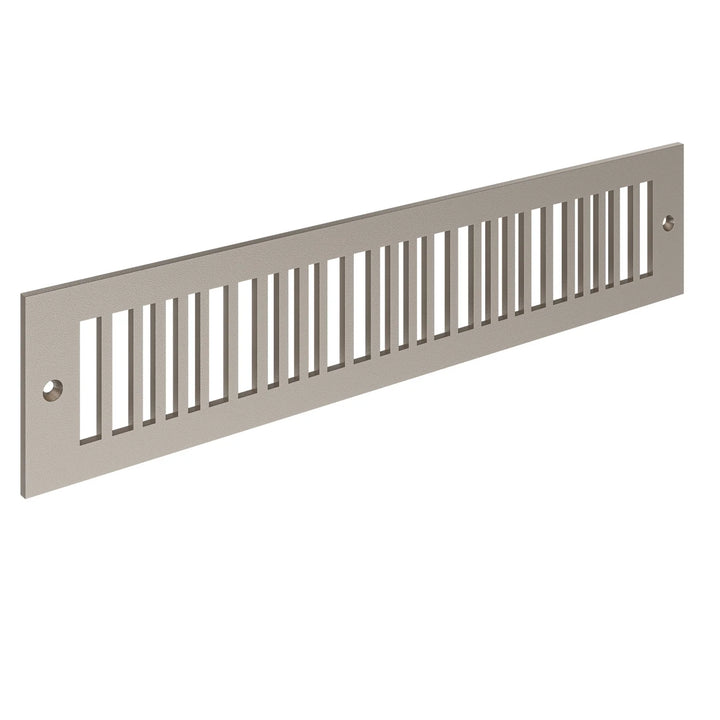 Piano Toe Kick Vent Cover Toe Kick Reggio Register Company, LLC - VCU 2.25 x 10 (Overall 3.5 x 12) 3/16" Aluminum Champagne Bronze
