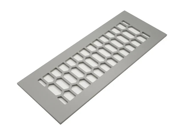 Duncan Design Vent Covers - Made to Order Vent Cover Reggio Register Company, LLC - VCU 2.25 x 10 (Overall 3.5 x 12) 3/16" Aluminum Gray