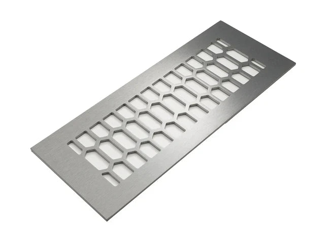 Duncan Design Vent Covers - Made to Order Vent Cover Reggio Register Company, LLC - VCU 2.25 x 10 (Overall 3.5 x 12) 3/16" Aluminum Satin Nickel