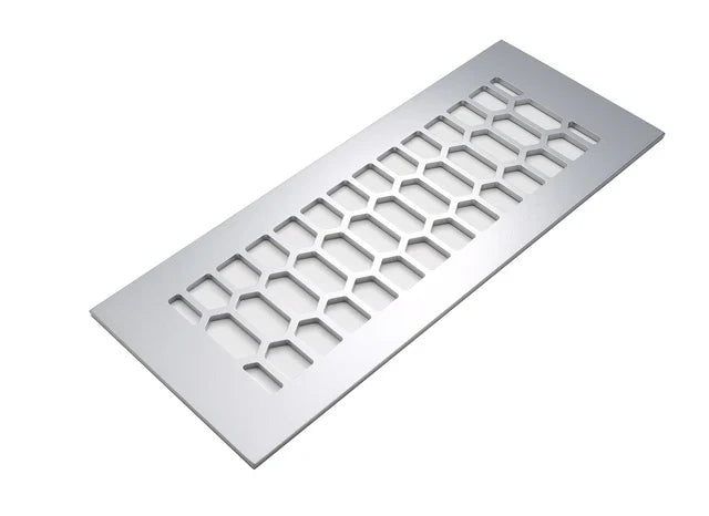 Duncan Design Vent Covers - Made to Order Vent Cover Reggio Register Company, LLC - VCU 2.25 x 10 (Overall 3.5 x 12) 3/16" Aluminum Silver