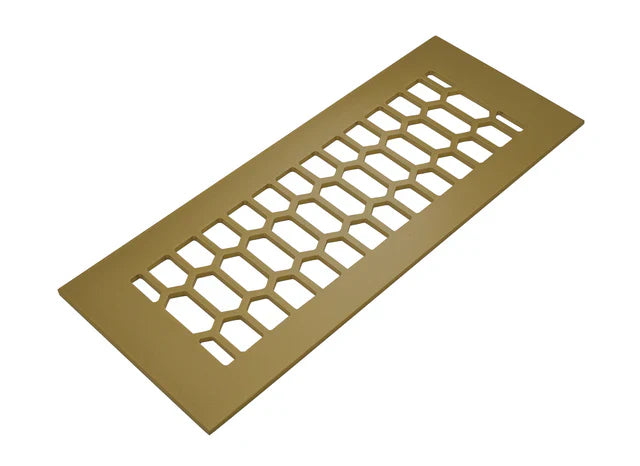 Duncan Design Vent Covers - Made to Order Vent Cover Reggio Register Company, LLC - VCU 2.25 x 10 (Overall 3.5 x 12) 3/16" Aluminum Sun Gold