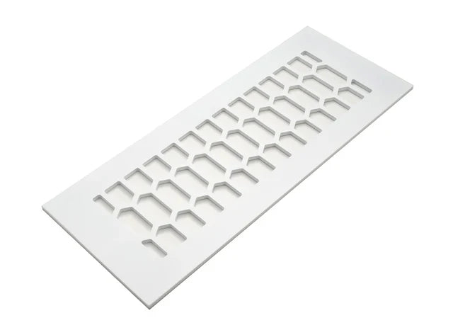 Duncan Design Vent Covers - Made to Order Vent Cover Reggio Register Company, LLC - VCU 2.25 x 10 (Overall 3.5 x 12) 3/16" Aluminum White