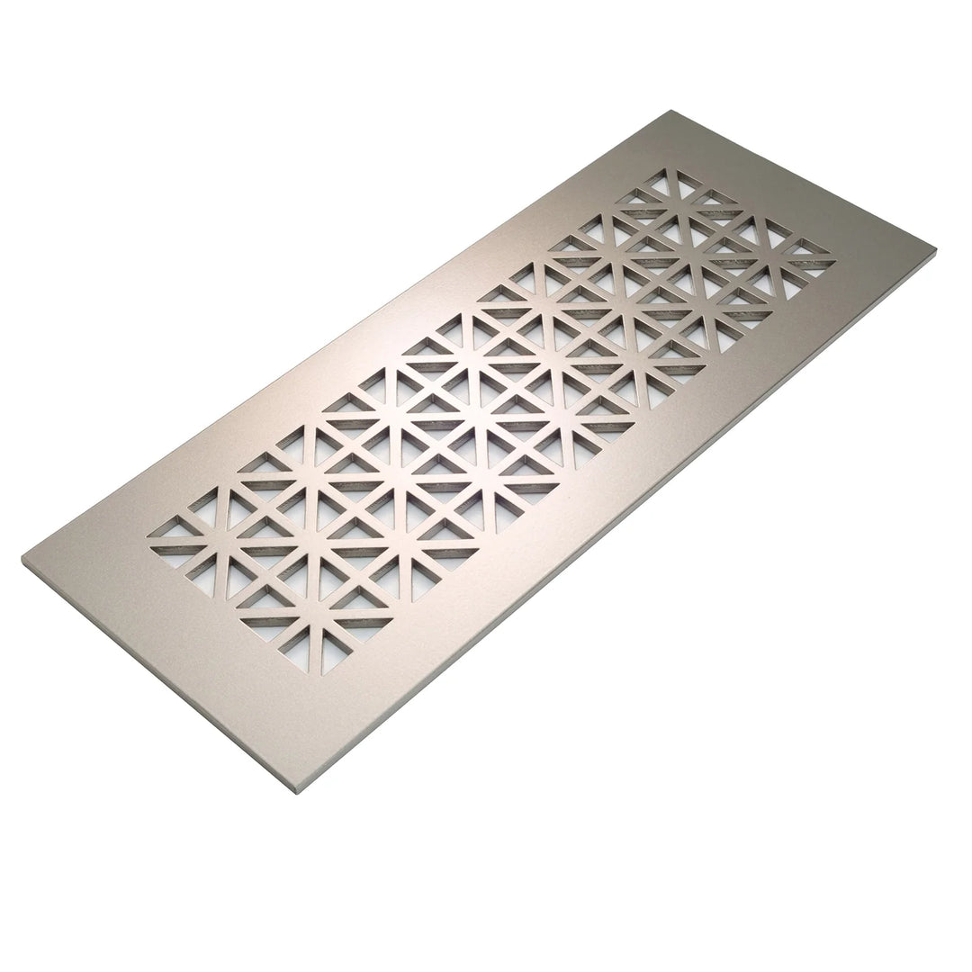 Asher Design Vent Covers - Made to Order Vent Cover Reggio Register Company, LLC - VCU 2.25 x 10 (Overall 3.5 x 12) 3/16" Aluminum Champagne Bronze