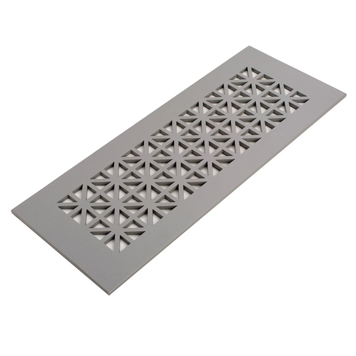 Asher Design Vent Covers - Made to Order Vent Cover Reggio Register Company, LLC - VCU 2.25 x 10 (Overall 3.5 x 12) 3/16" Aluminum Gray
