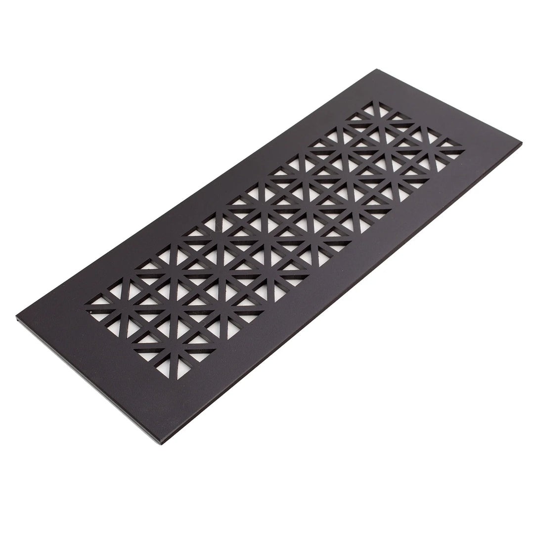 Asher Design Vent Covers - Made to Order Vent Cover Reggio Register Company, LLC - VCU 2.25 x 10 (Overall 3.5 x 12) 3/16" Aluminum Oil Rubbed Bronze