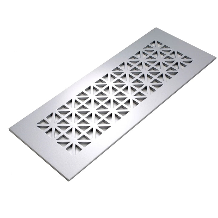 Asher Design Vent Covers - Made to Order Vent Cover Reggio Register Company, LLC - VCU 2.25 x 10 (Overall 3.5 x 12) 3/16" Aluminum Silver