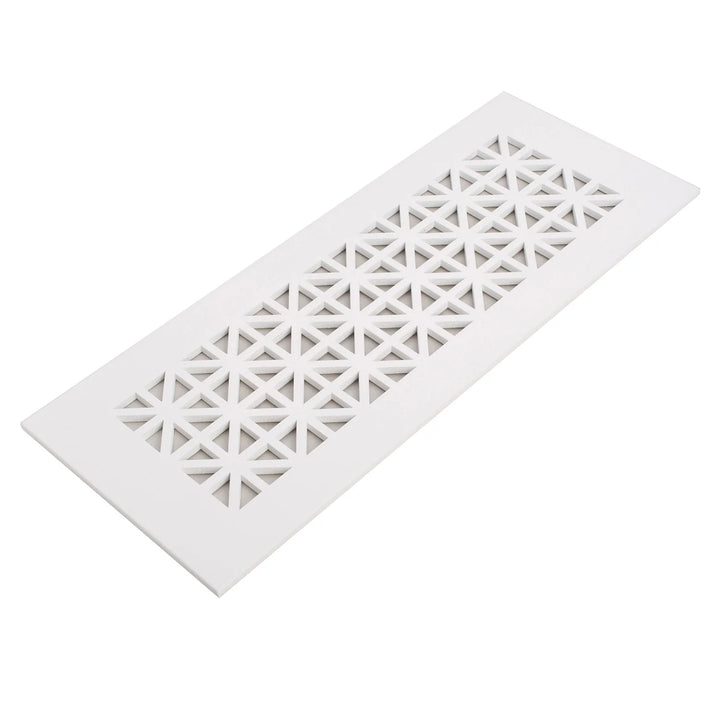 Asher Design Vent Covers - Made to Order Vent Cover Reggio Register Company, LLC - VCU 2.25 x 10 (Overall 3.5 x 12) 3/16" Aluminum White