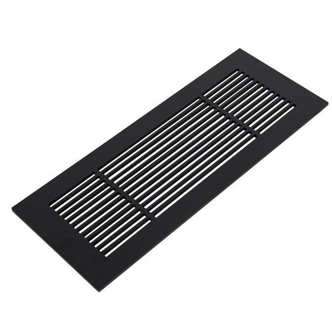 Royal Linear Design Vent Covers - Made to Order Vent Cover Reggio Register Company, LLC - VCU 2.25 x 10 (Overall 3.5 x 12) 3/16" Aluminum Black
