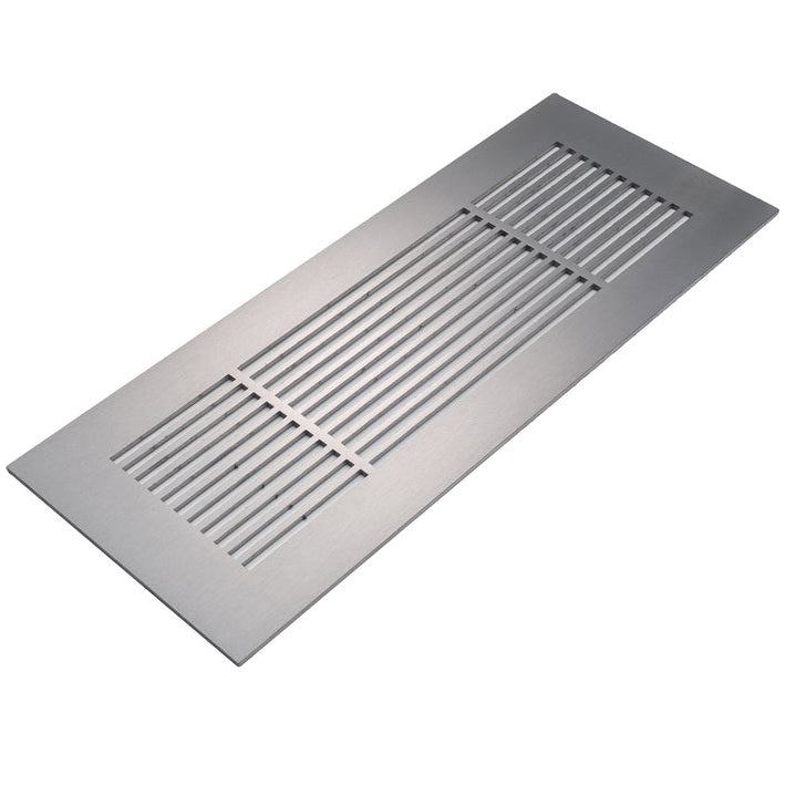 Royal Linear Design Vent Covers - Made to Order Vent Cover Reggio Register Company, LLC - VCU 2.25 x 10 (Overall 3.5 x 12) 3/16" Aluminum Satin Nickel