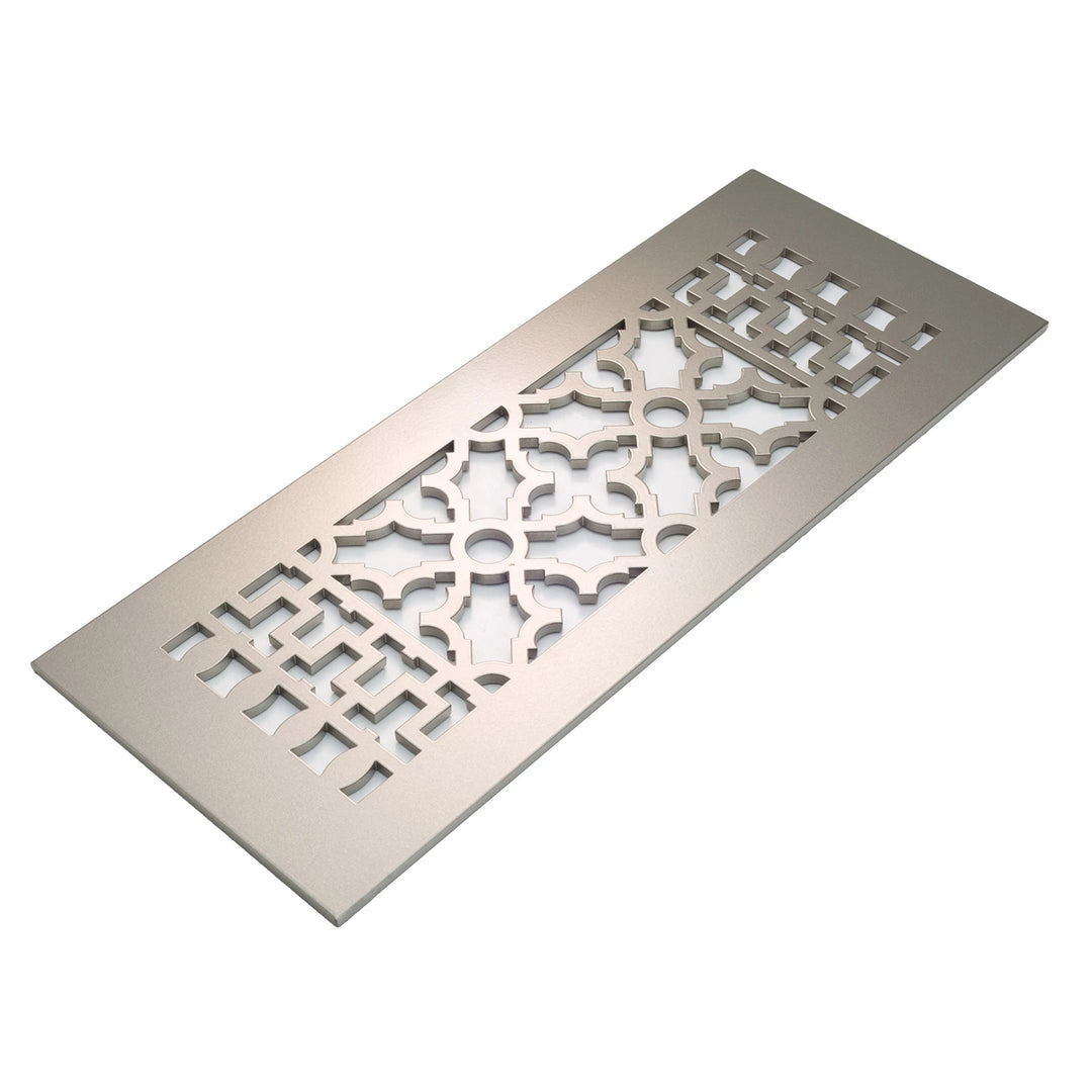 Scroll Design Vent Covers - Made to Order Vent Cover Reggio Register Company, LLC - VCU 2.25 x 10 (Overall 3.5 x 12) 3/16" Aluminum Champagne Bronze