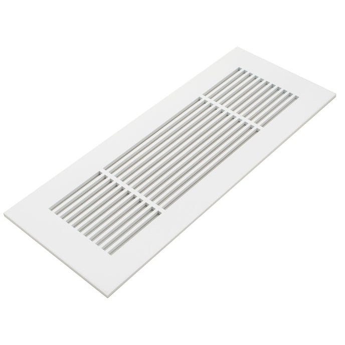 Royal Linear Design Vent Covers - Made to Order Vent Cover Reggio Register Company, LLC - VCU 2.25 x 10 (Overall 3.5 x 12) 3/16" Aluminum White