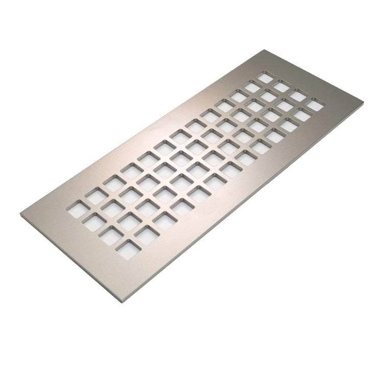 Square Design Vent Covers - Made to Order Vent Cover Reggio Register Company, LLC - VCU 2.25 x 10 (Overall 3.5 x 12) 3/16" Aluminum Champagne Bronze
