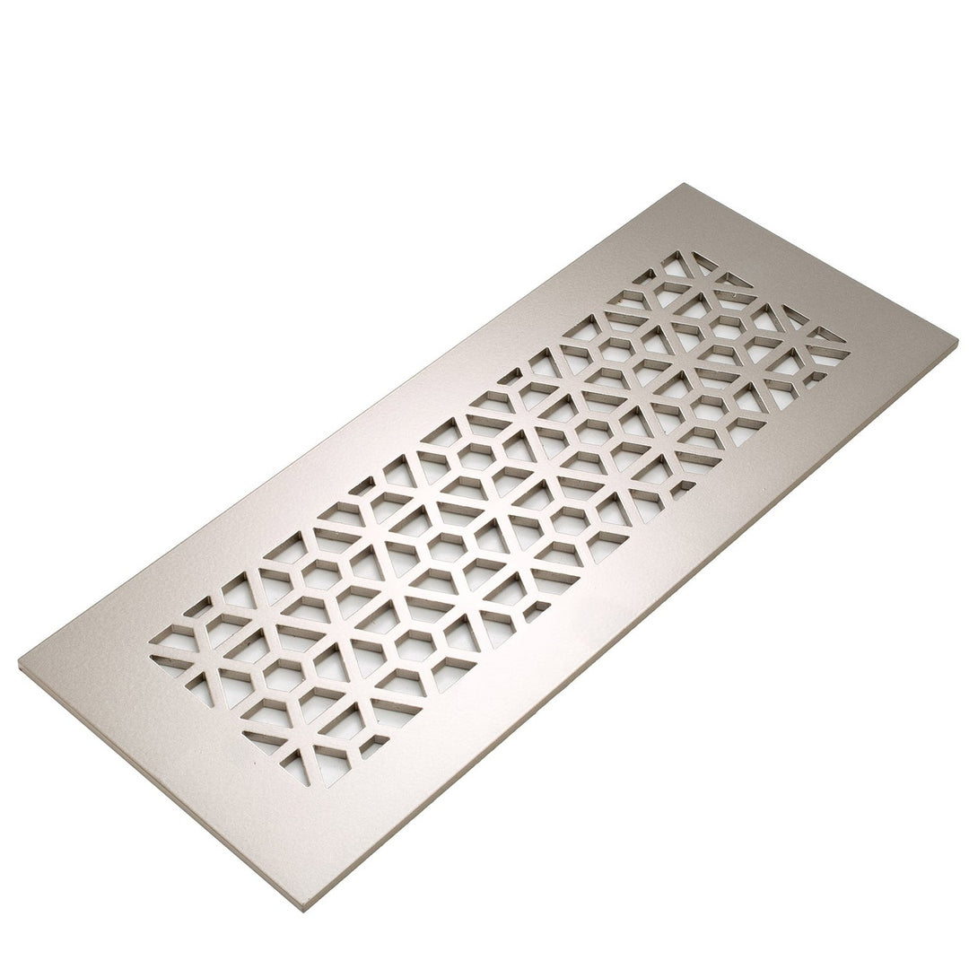Mosaic Design Vent Covers - Made to Order Vent Cover Reggio Register Company, LLC - VCU 2.25 x 10 (Overall 3.5 x 12) 3/16" Aluminum Champagne Bronze