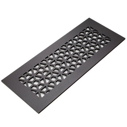 Mosaic Design Vent Covers - Made to Order Vent Cover Reggio Register Company, LLC - VCU 2.25 x 10 (Overall 3.5 x 12) 3/16" Aluminum Oil Rubbed Bronze