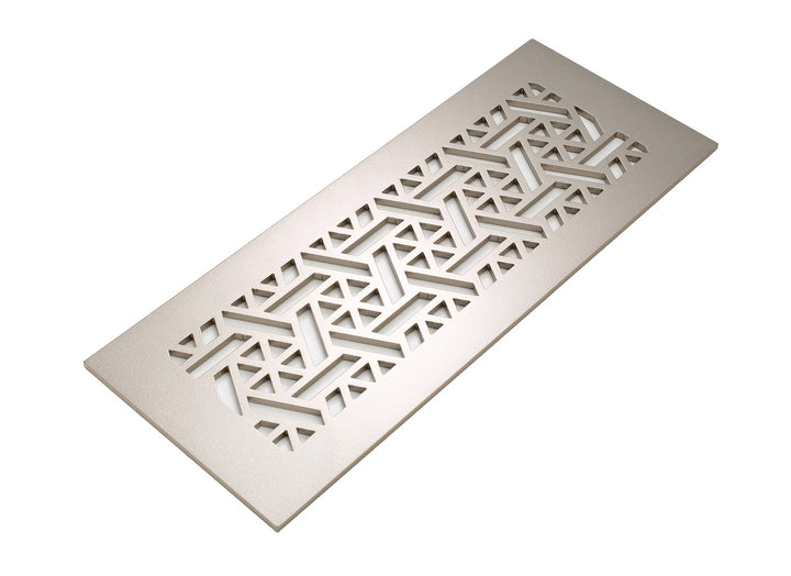 Pinwheel Design Vent Covers - Made to Order Vent Cover Reggio Register Company, LLC - VCU 2.25 x 10 (Overall 3.5 x 12) 3/16" Aluminum Champagne Bronze