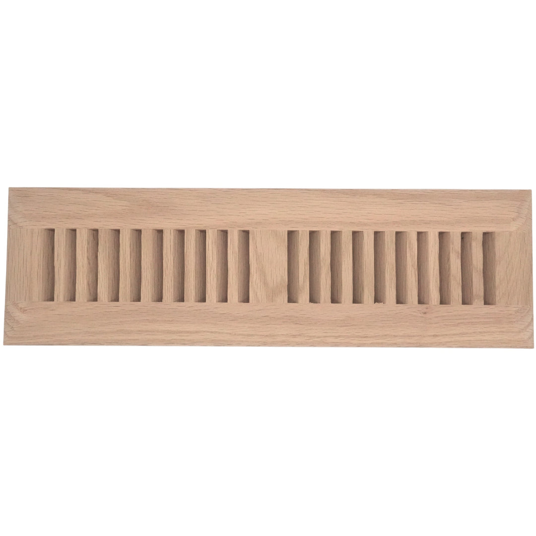 Wood Designs Insert Floor Registers - Optional Damper Insert 2.5 x 10 (Overall 3.938 x 11.438)