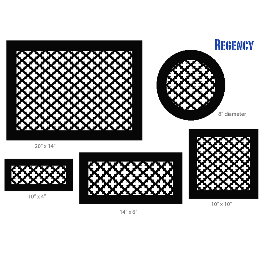 Regency Gold Series Registers and Returns Vent Cover Steel Crest Corporation - VCU