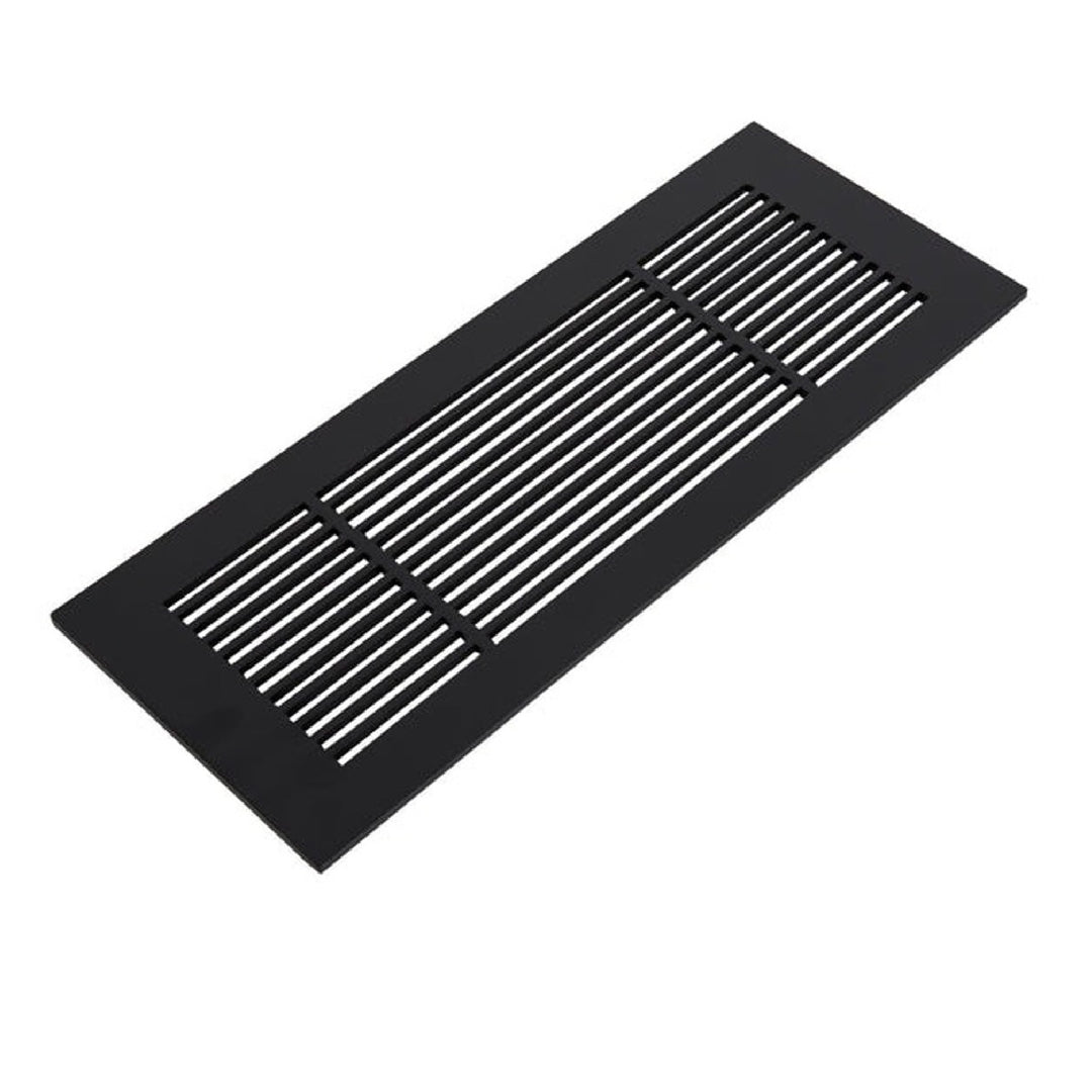 Royal Linear Design Vent Covers - Made to Order Vent Cover Reggio Register Company, LLC - VCU 2.25 x 10 (Overall 3.5 x 12) 1/8" Steel Black