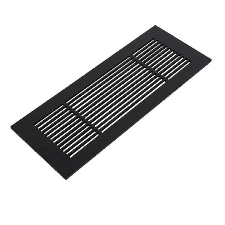 Royal Linear Design Vent Covers - Made to Order Vent Cover Reggio Register Company, LLC - VCU 2.25 x 10 (Overall 3.5 x 12) 1/8" Steel Black