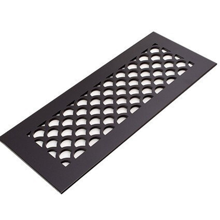 Sanibel Design Vent Covers - Made to Order Vent Cover Reggio Register Company, LLC - VCU 2.25 x 10 (Overall 3.5 x 12) 3/16" Aluminum Oil Rubbed Bronze