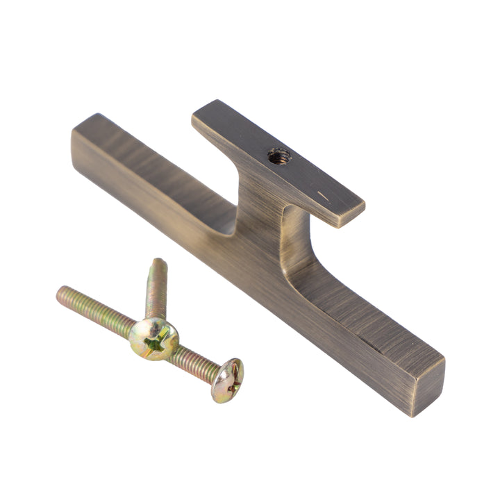 Gabrielle Solid Brass Offset Cabinet Pull Cabinet Hardware Kay Hardware - VCU