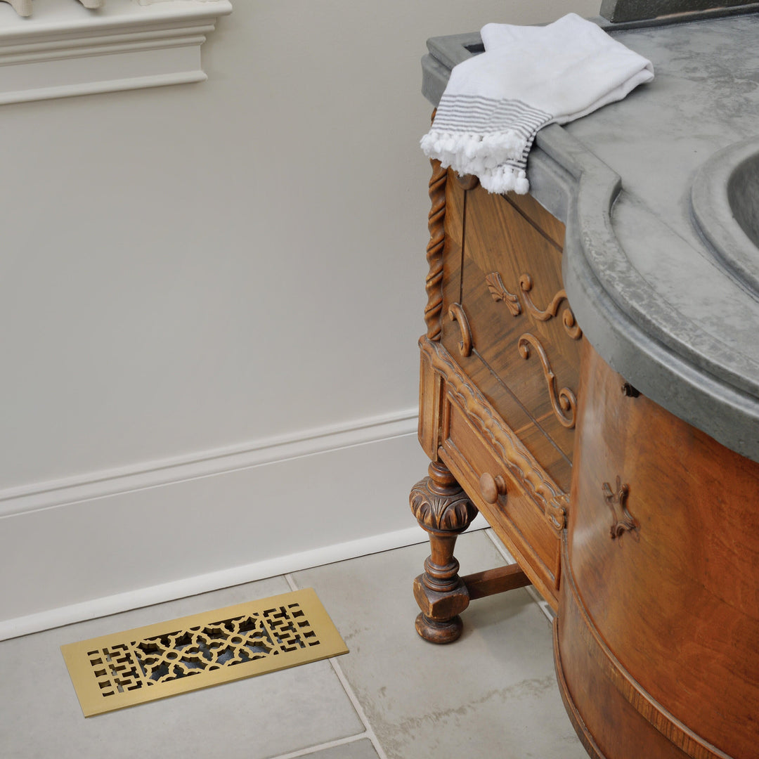 Cast Aluminum Scroll Grilles - Optional Damper Vent Cover Reggio Register Company, LLC - VCU