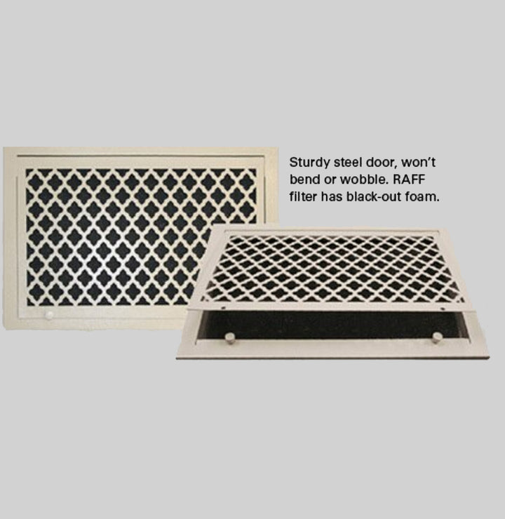 Silver Series Return Air Filter Frame Return Grille Air Filter Frame Steel Crest Corporation - VCU