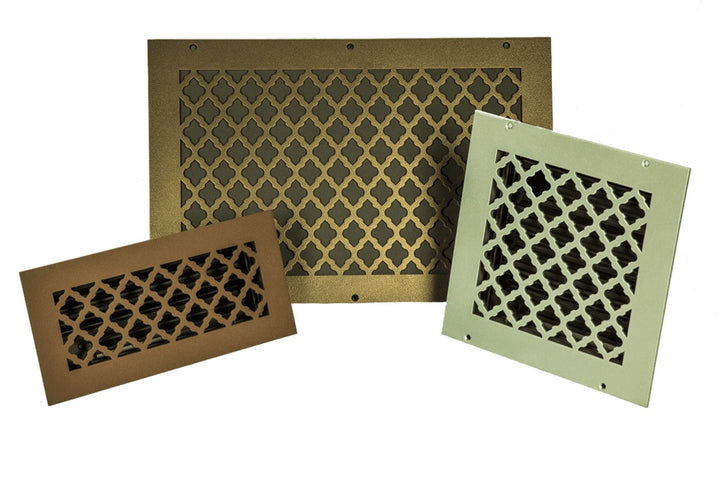Silver Series Steel Designs Tuscan Registers and Returns Vent Cover Steel Crest Corporation - VCU