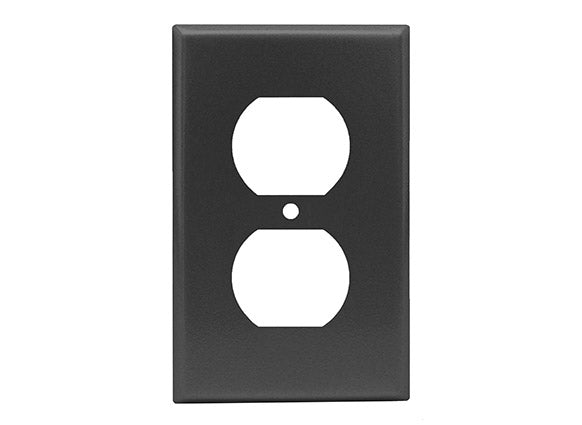 Matching Switchplates Matching Switchplates Reggio Register Company, LLC - VCU Single Duplex Black