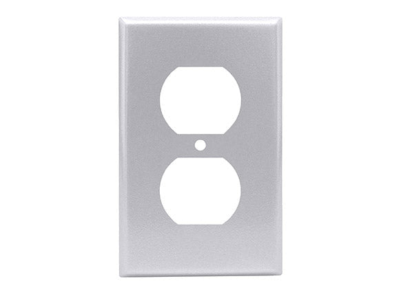 Matching Switchplates Matching Switchplates Reggio Register Company, LLC - VCU Single Duplex Powder Coated Silver