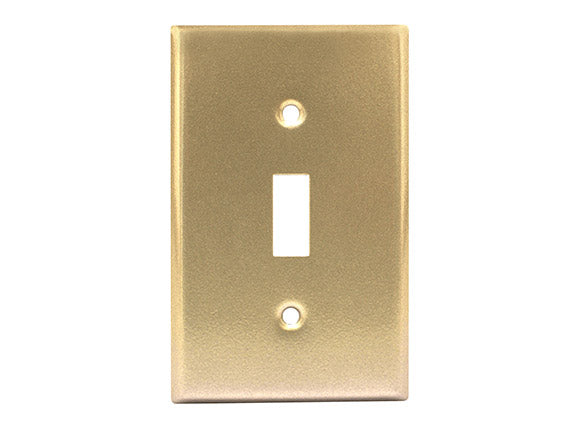 Matching Switchplates Matching Switchplates Reggio Register Company, LLC - VCU Single Toggle Sun Gold