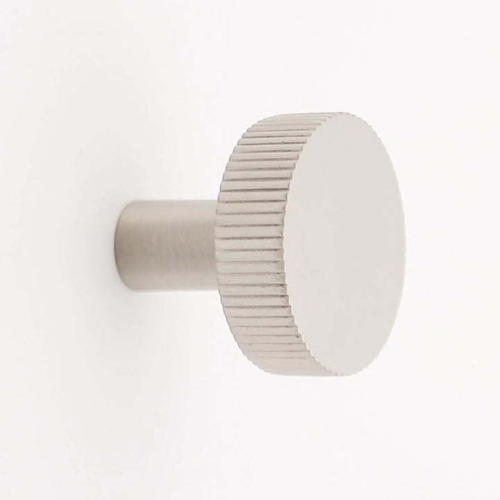 Hanna Solid Brass Cabinet Knob Cabinet Hardware Kay Hardware - VCU Satin Nickel