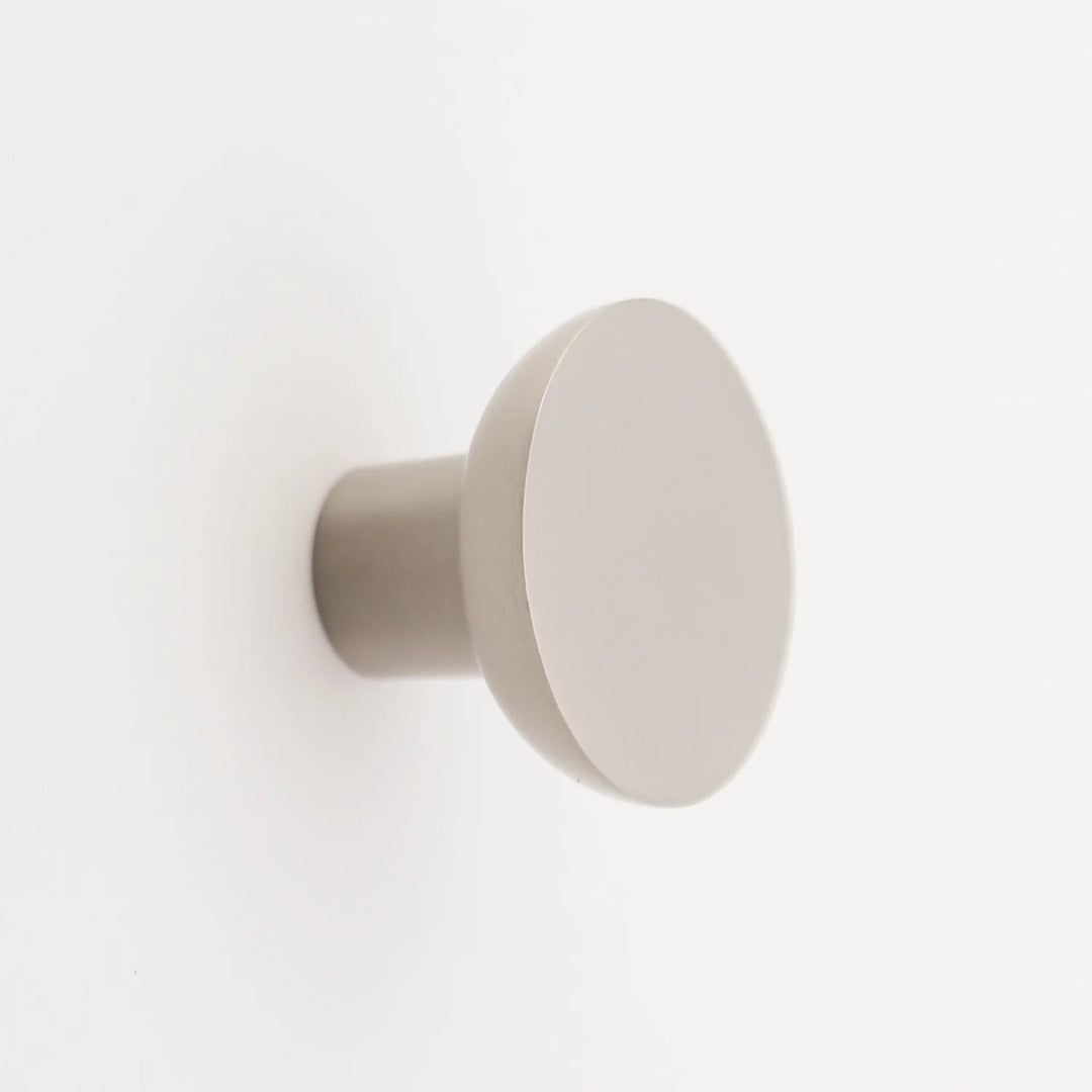 Frederick Solid Brass Cabinet Knob Cabinet Hardware Kay Hardware - VCU 1.25" Satin Nickel