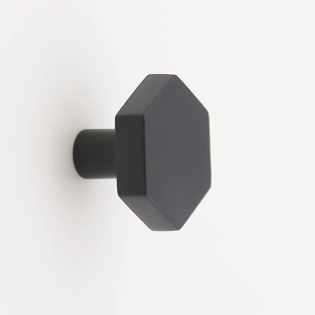 Abigail Solid Brass Cabinet Knob Cabinet Hardware Kay Hardware - VCU Matte Black