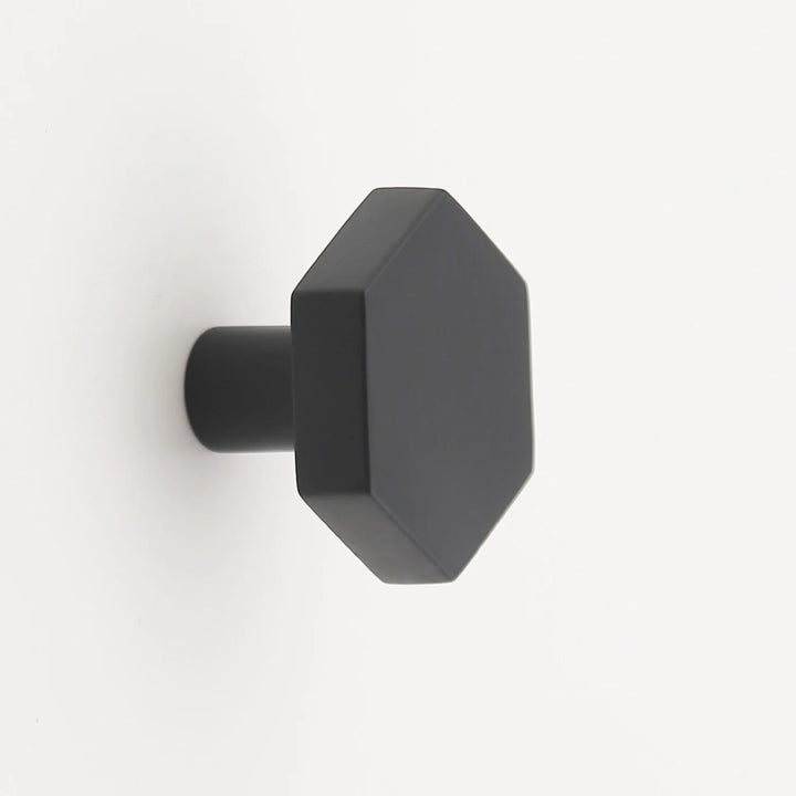 Abigail Solid Brass Cabinet Knob Cabinet Hardware Kay Hardware - VCU Matte Black